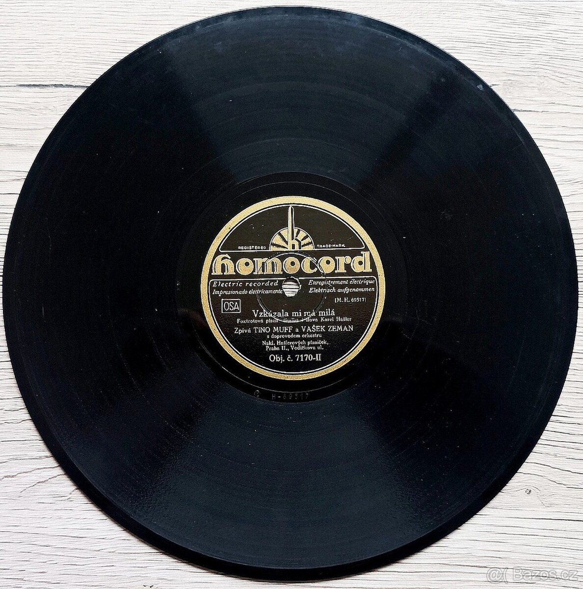 Sada 2 - 5 československých šelakových gramodesek 1930-1932 - 6