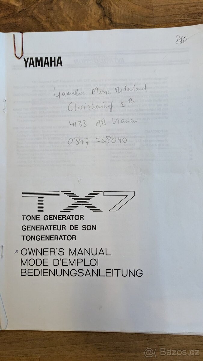 Modul Yamaha TX7 - 6