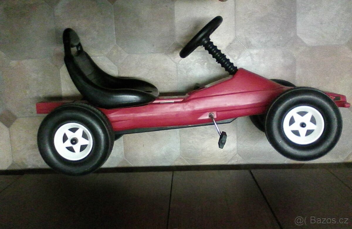 Dětská šlapací motokára Buggy plastová - 6