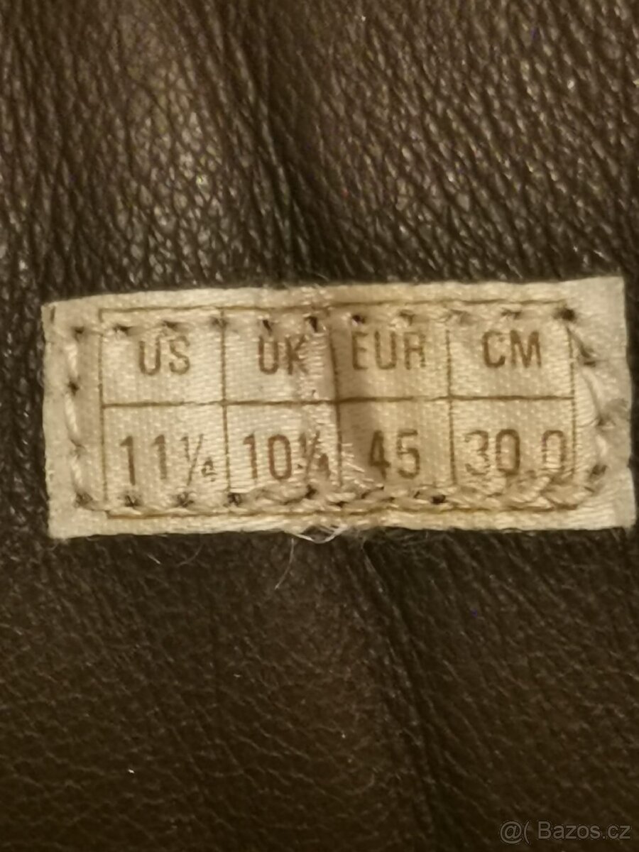 Vysoké kožené boty BECK vel 45 - 6