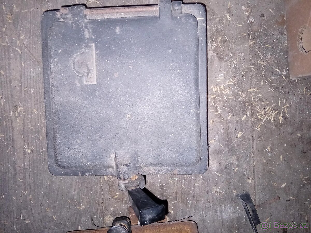 kamnová dvířka 22x22 na kachlová kamna - 6