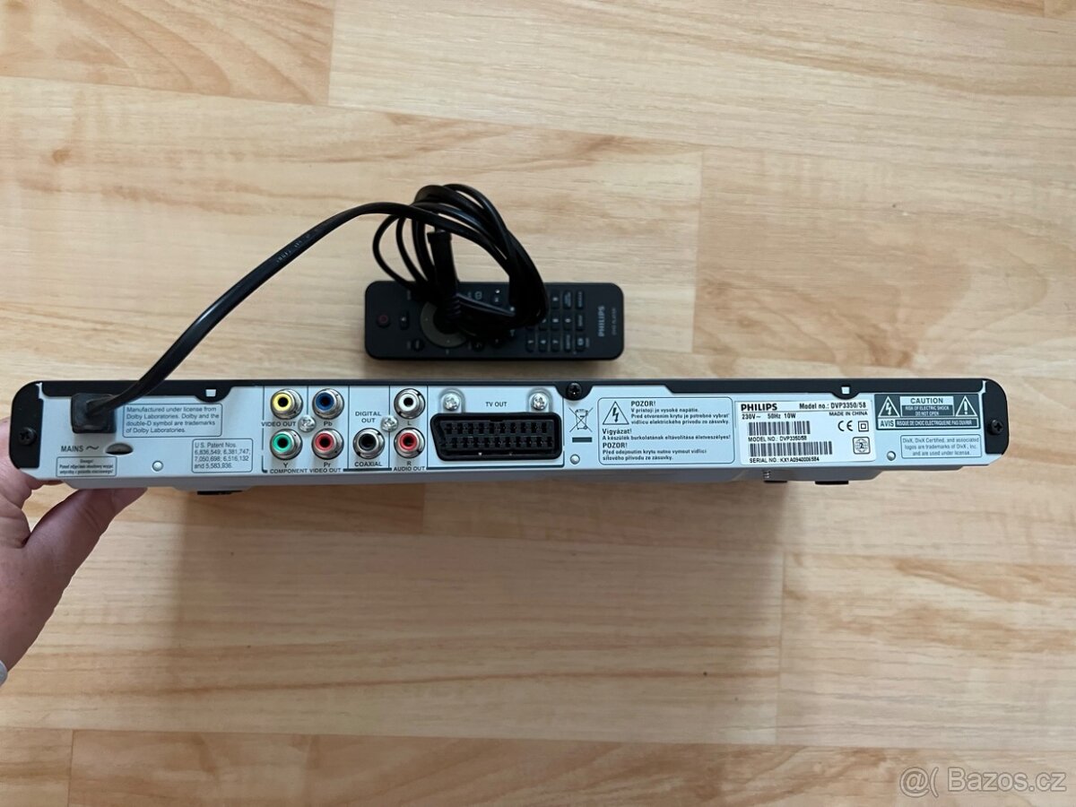 DVD přehrávač PHILIPS model DVP 3350 - 6