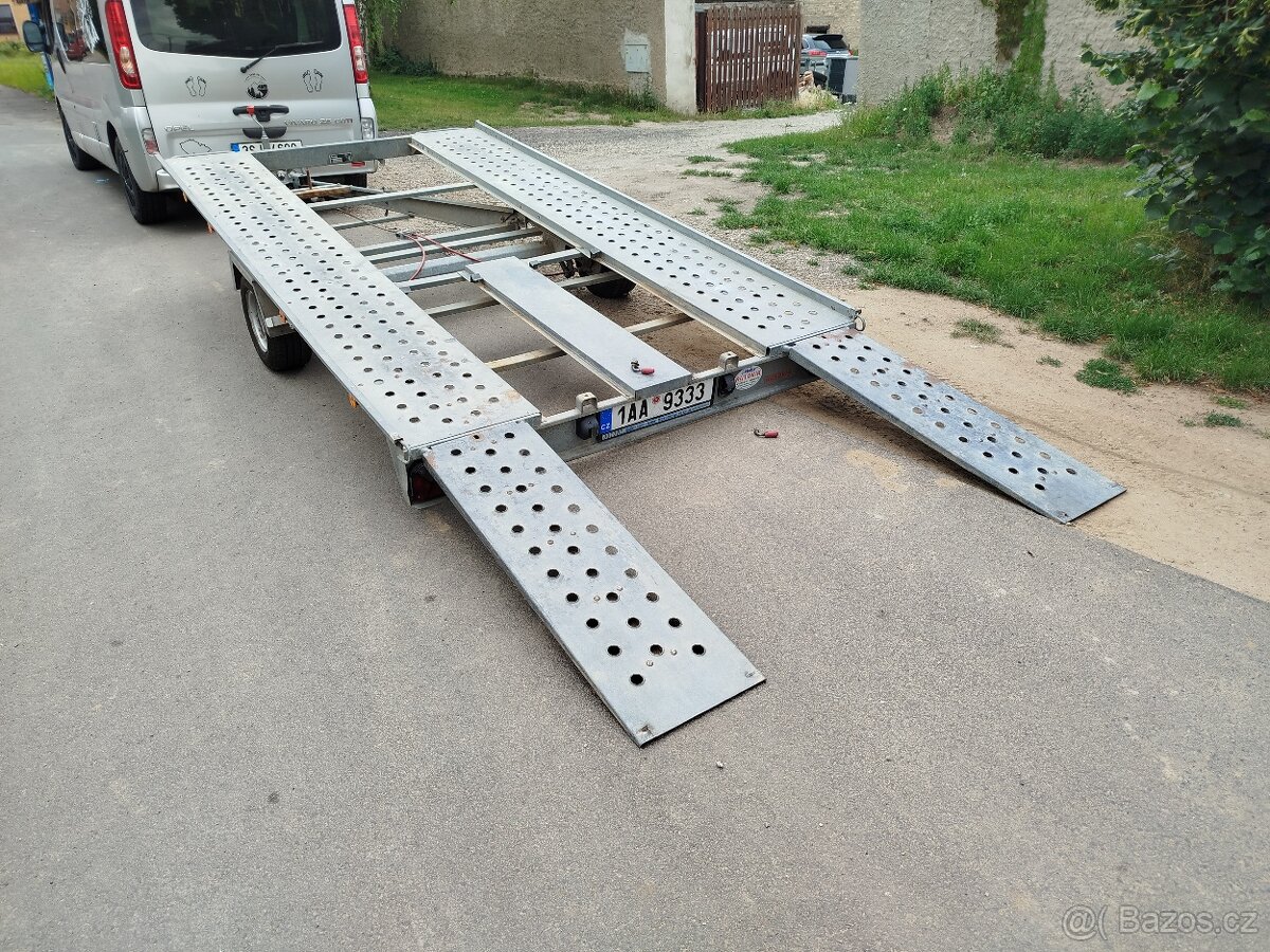 Sklopný přepravník vozidel Pongratz 1500kg - 6