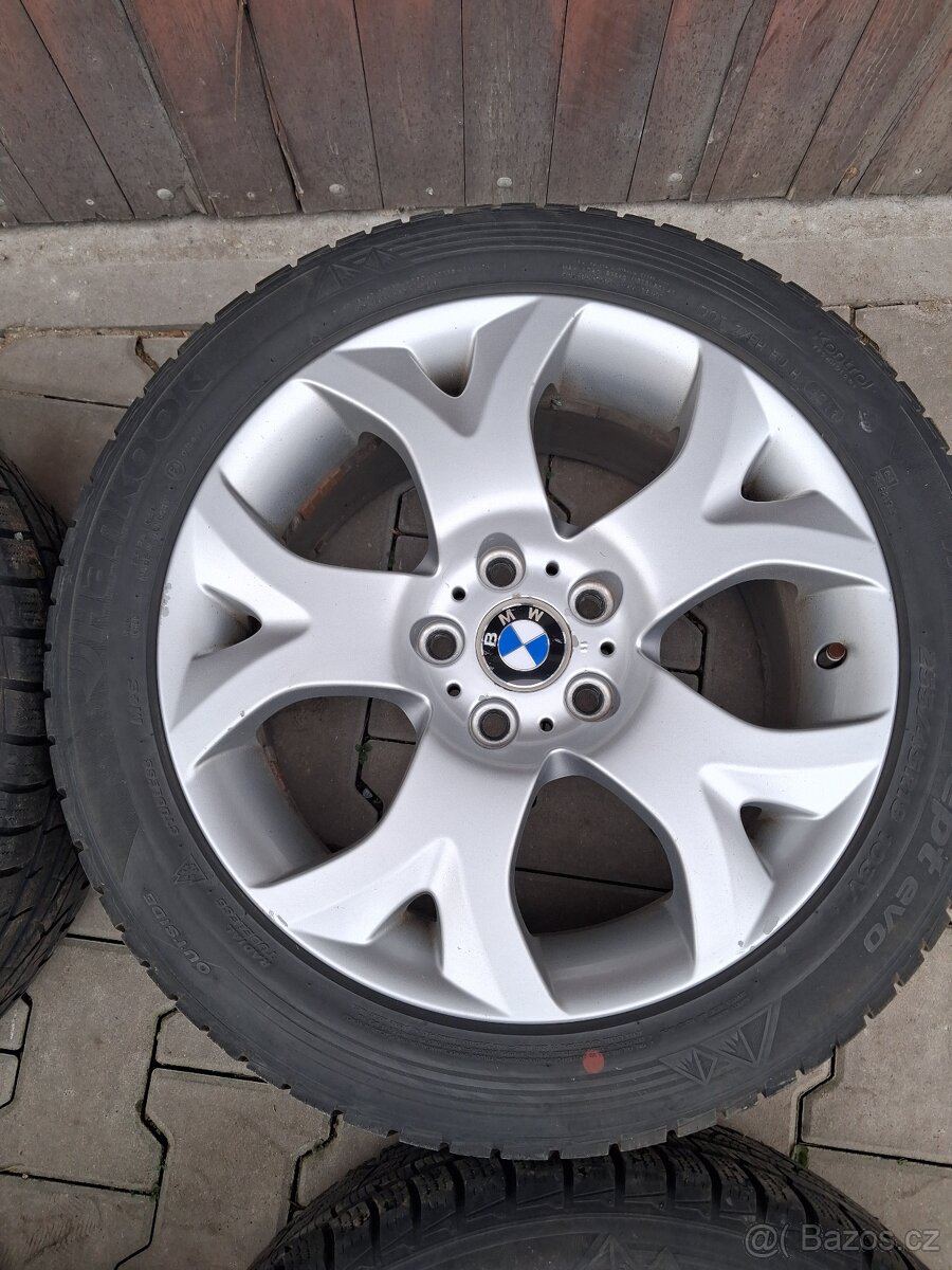 Bmw dvourozměrné kola R18 5x120 + zimní pneu - 6