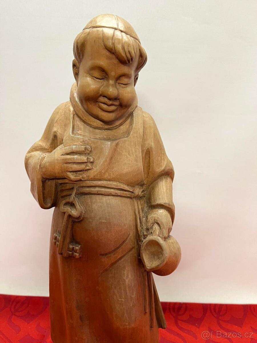 Dřevěná socha, Mnich - 6