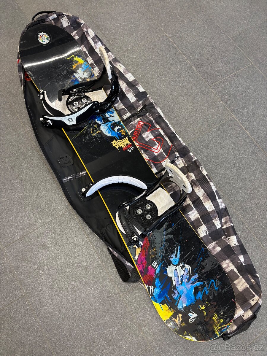 Snowboard Burton + příslušenství - 6