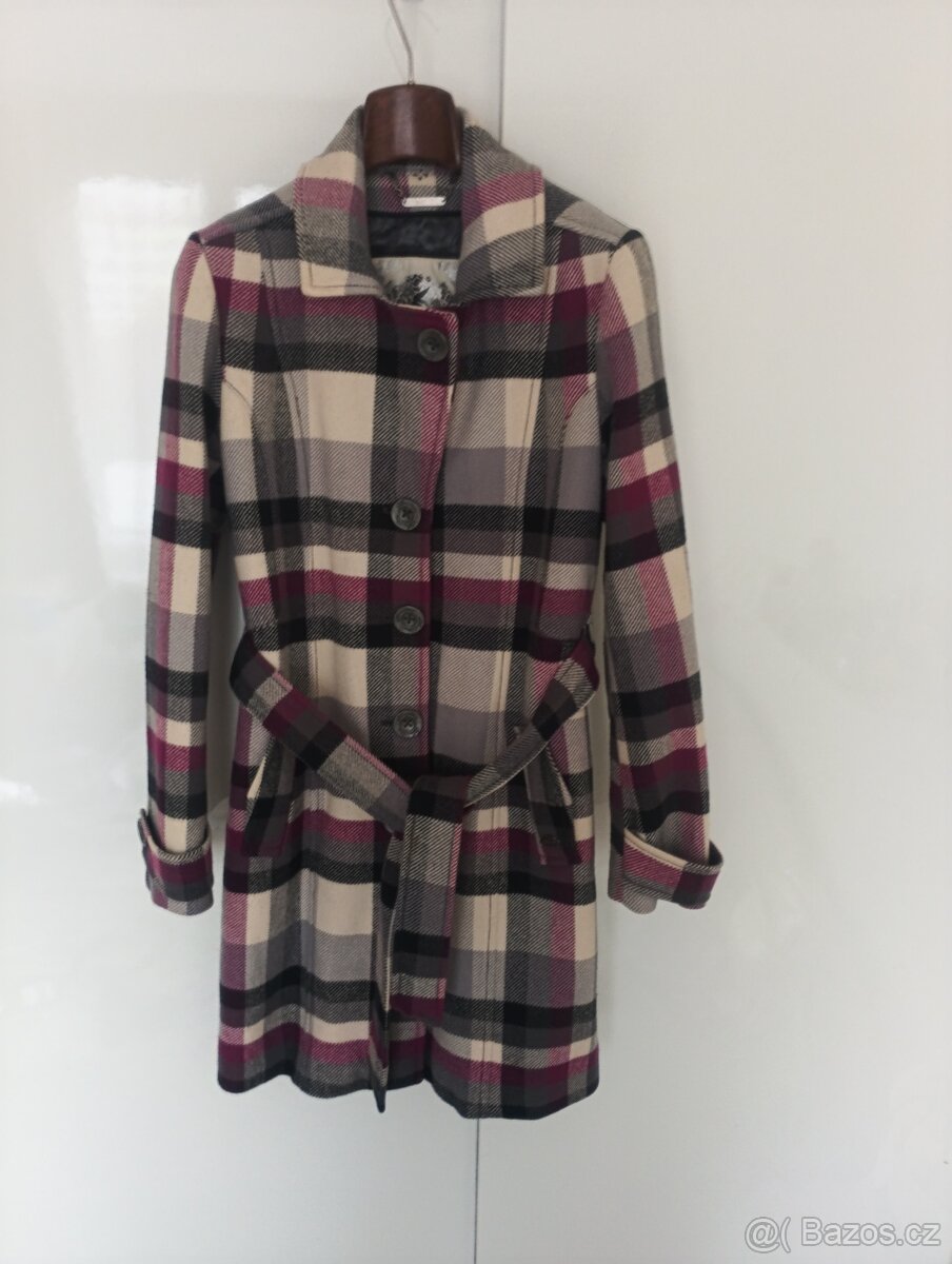 Krásný vlněný kabát vel. M, zn. s'Oliver - 6