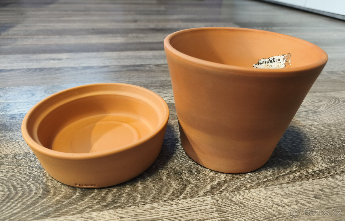 Sada 3 ks keramických květináčů - 6