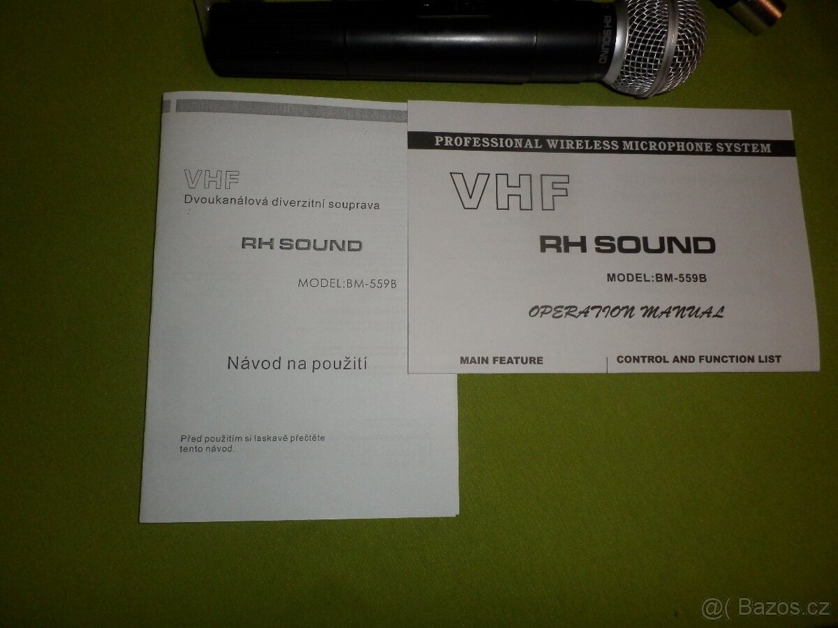 BEZDRÁTOVÝ MIKROFON RH SOUND BM 559 - 6