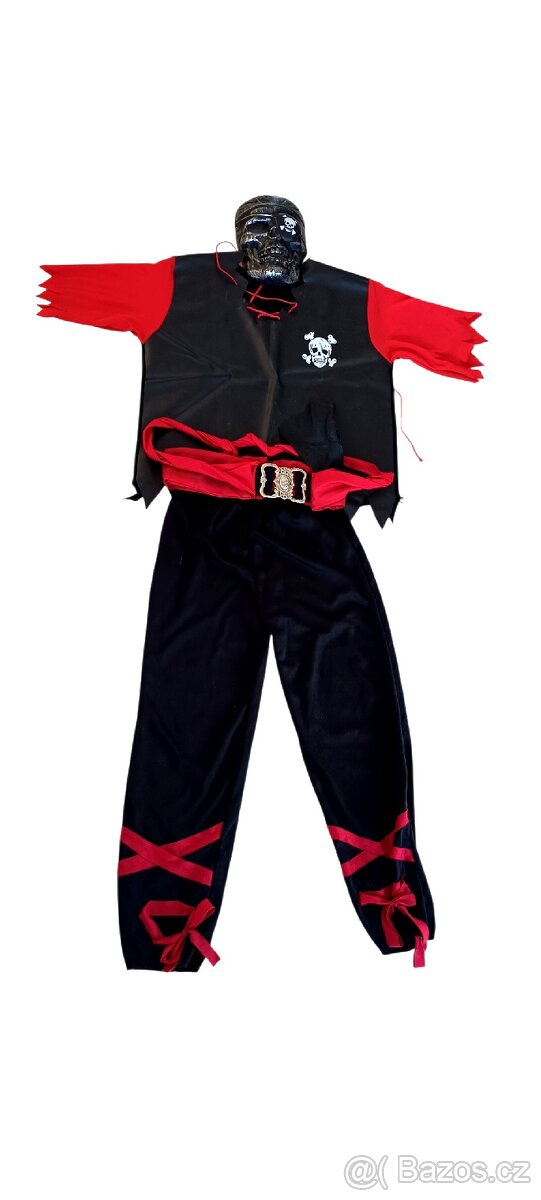 Karneval maškarní maska pirát - 6