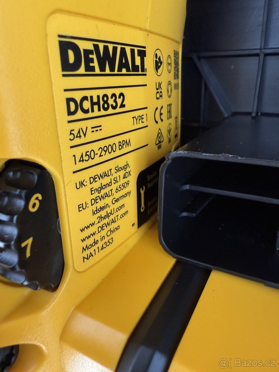 Dewalt DCH832 aku bouraci kladivo sds max - 6