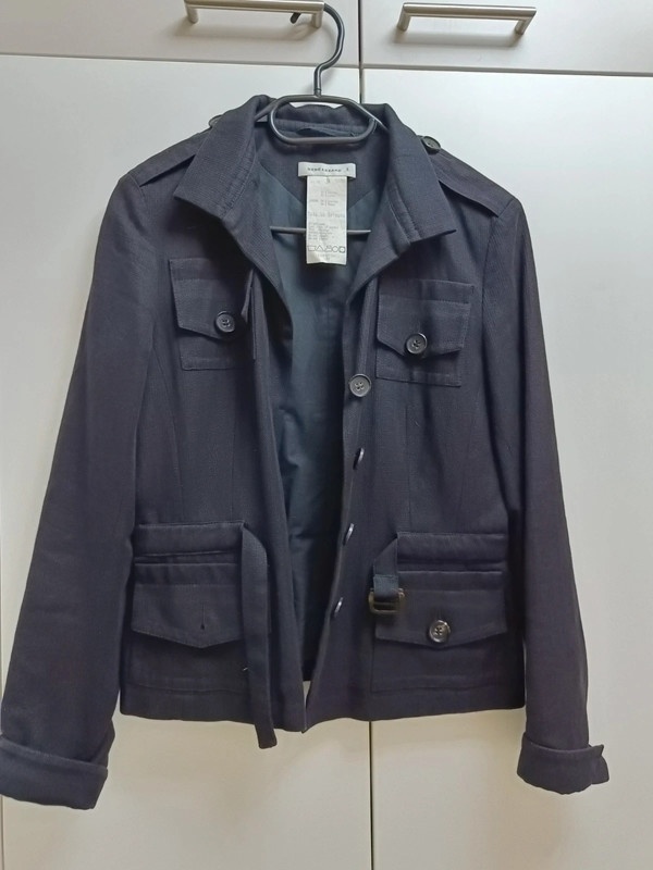 Luxusní sako/krátký kabátek René Lezard, vel. XS/S - 6