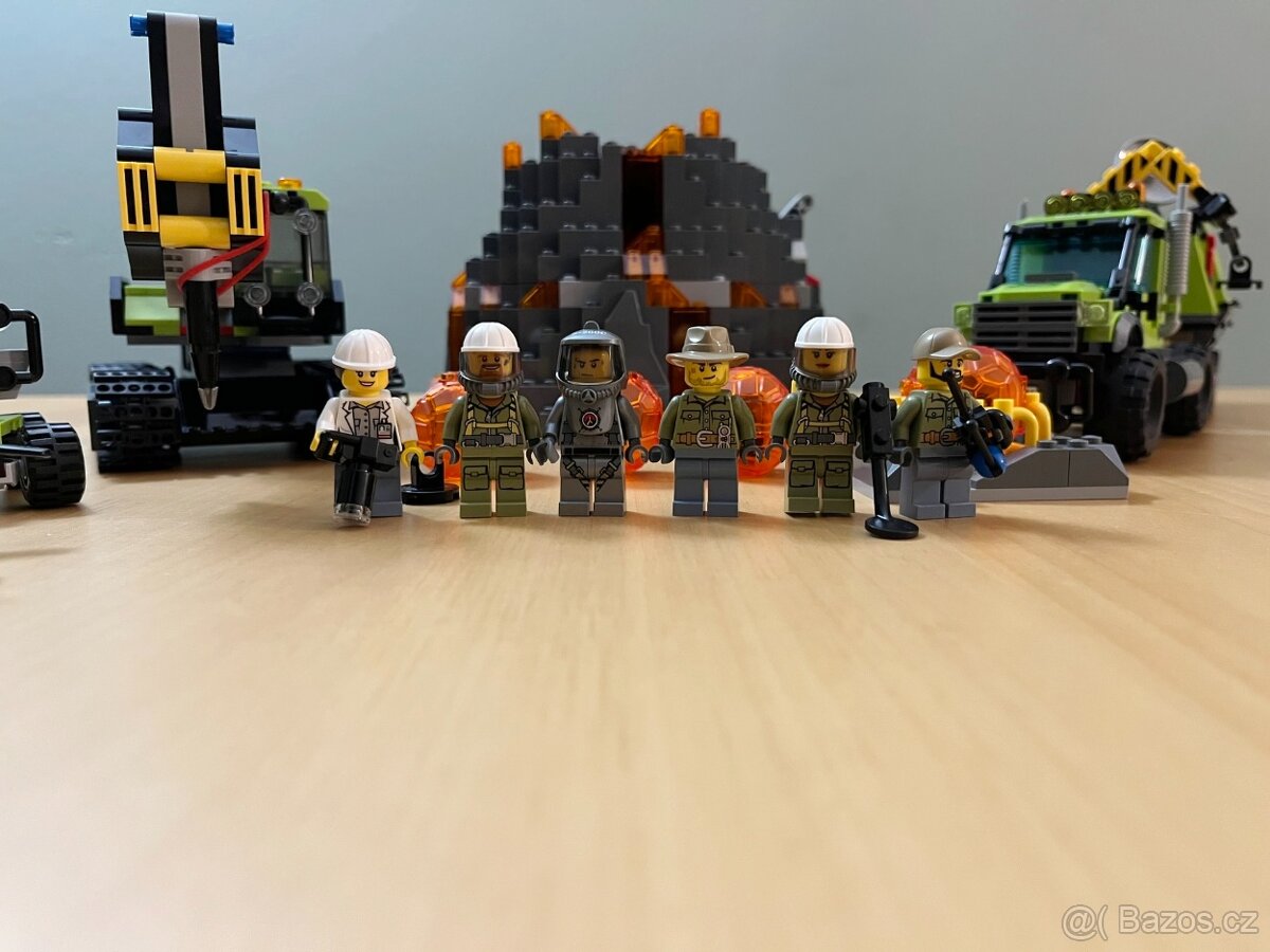 Prodám sety Lego City 60121, 60122, 60123, 20124 - Sopka - 6