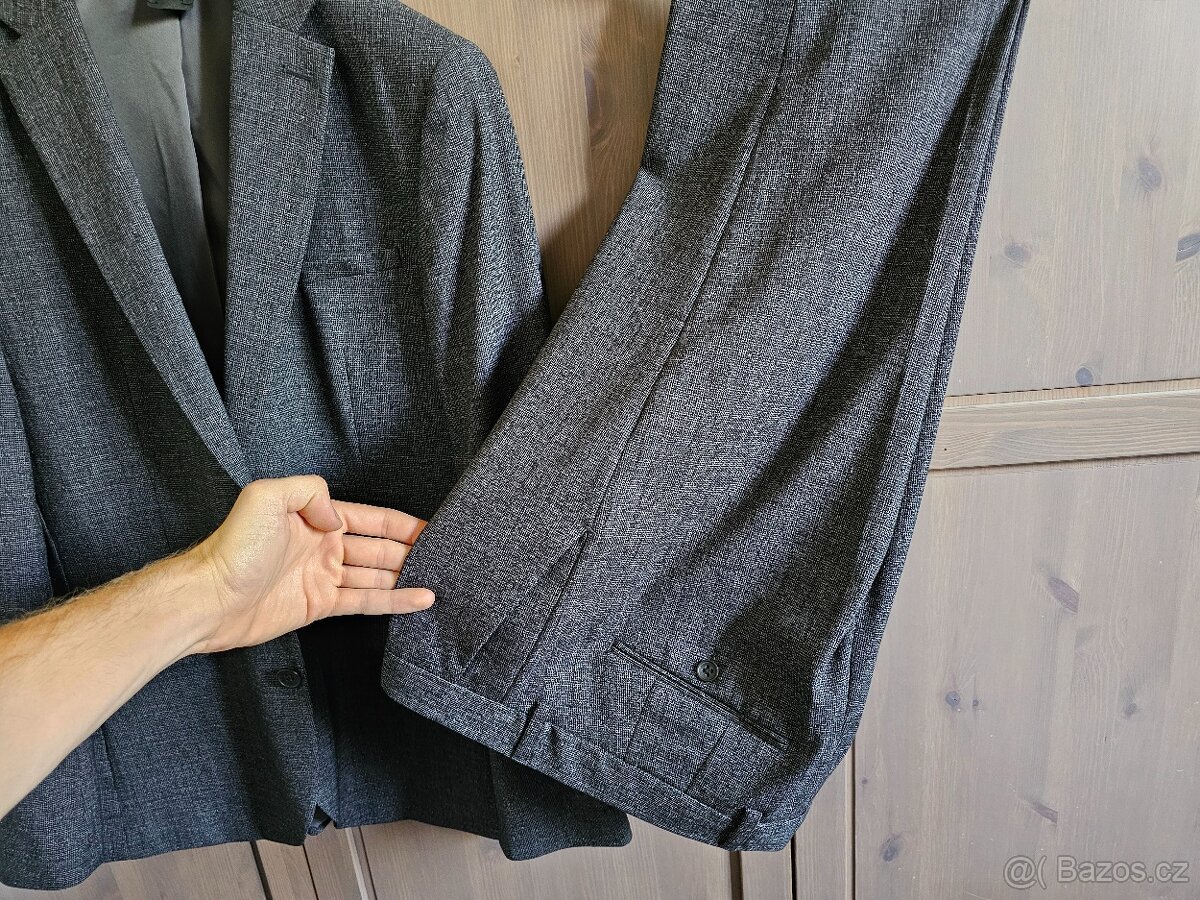 Pánský oblek C&A vel.50 (Slim fit) - NOVÝ - 6