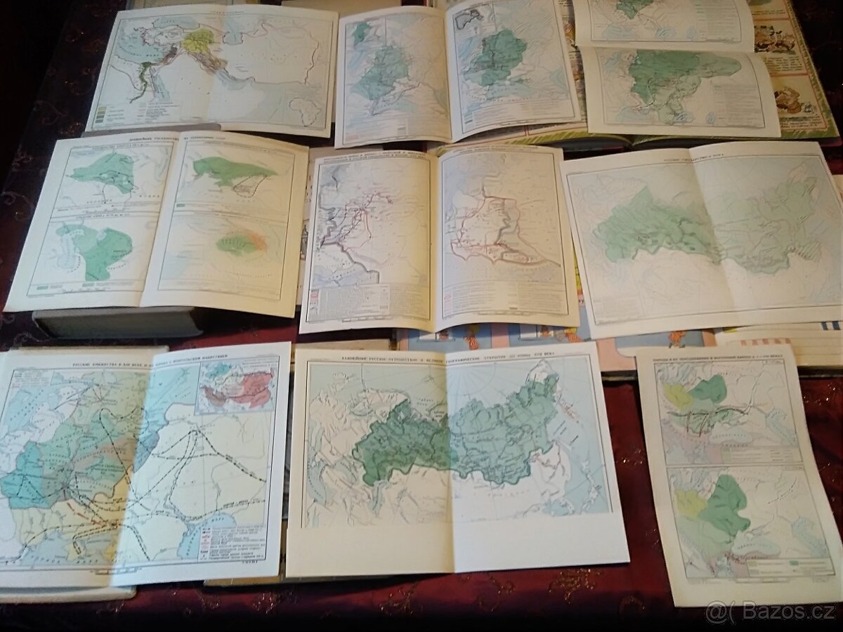 stare ruske knihy-mapy-vazane detske casopisy - 6