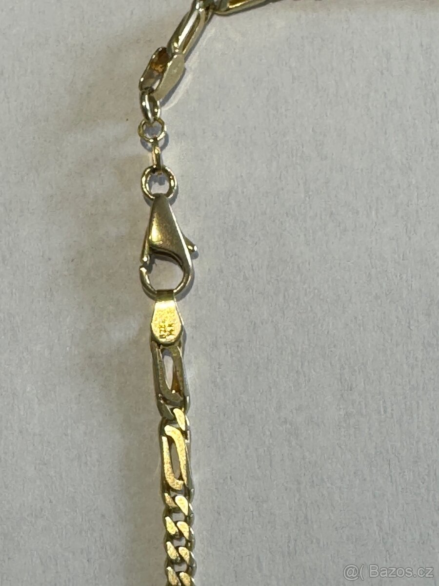 Zlatý řetěz 20,20 gr. 56 cm - 6