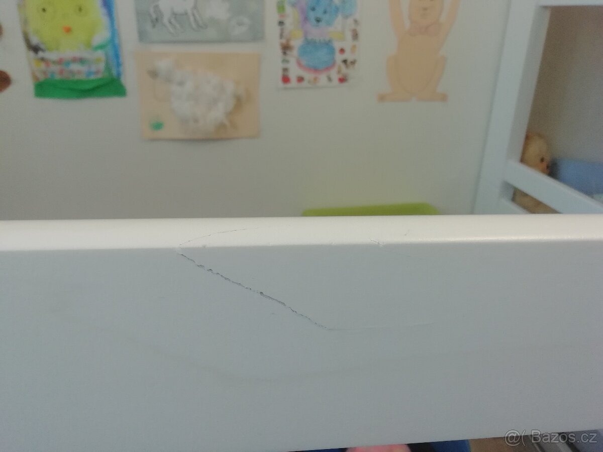 Vyvýšená postel masiv buk 200x90 - 6