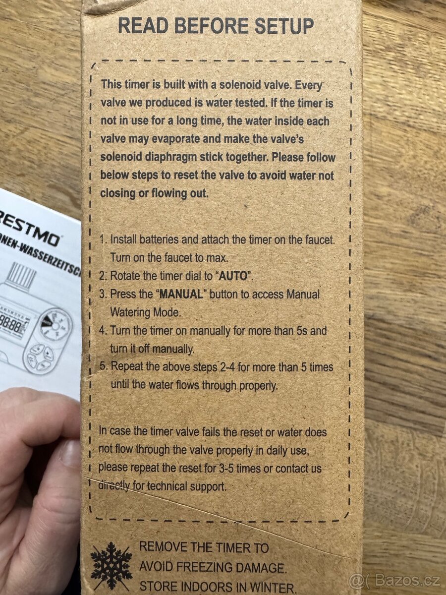 RESTMO Spínač časoměru na zalévání - 6