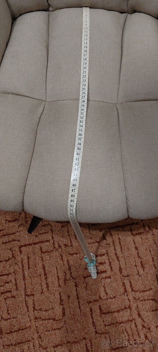 Béžové otočné křeslo - 6
