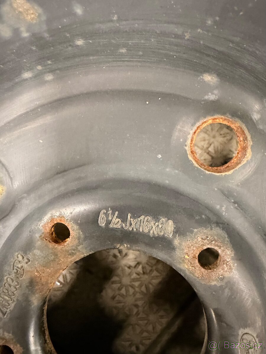 Ford Custom sada plechových kol R16 - 6