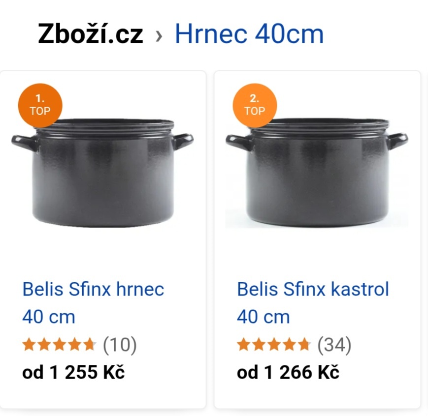 Smaltovaný hrnec s poklicí 40cm - 6