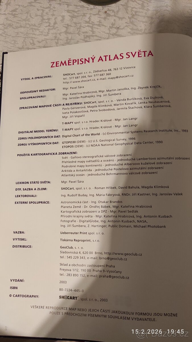 Zeměpisný atlas světa - 6