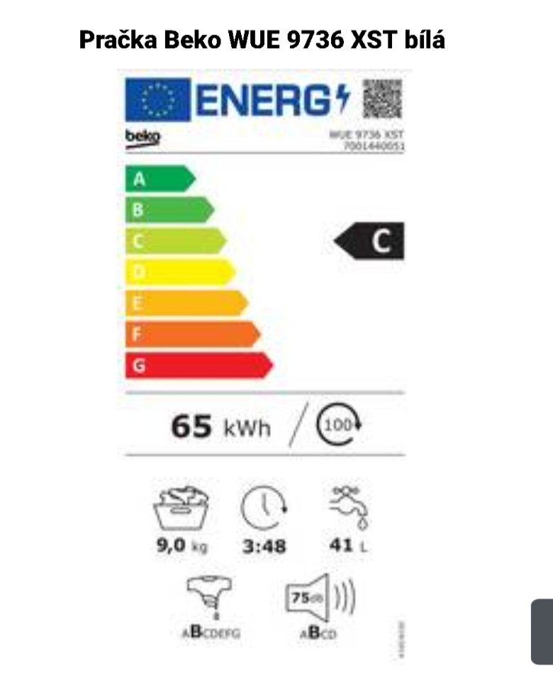 Automatická pračka BEKO-v záruce - 6