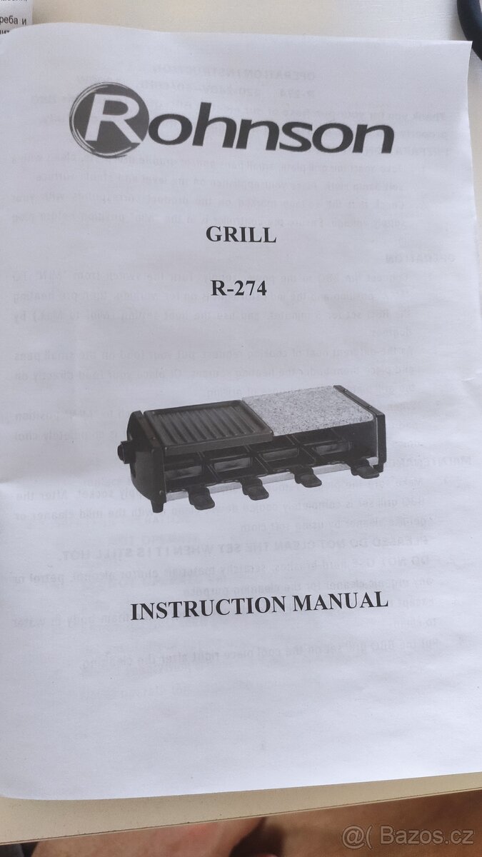 Elektrický gril Rohnson R-274 - 6