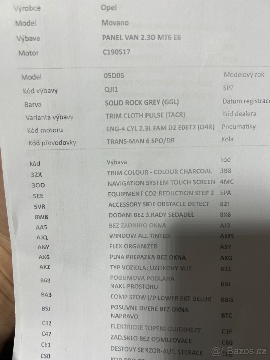 Motor 2,3 Movano, Master - 6