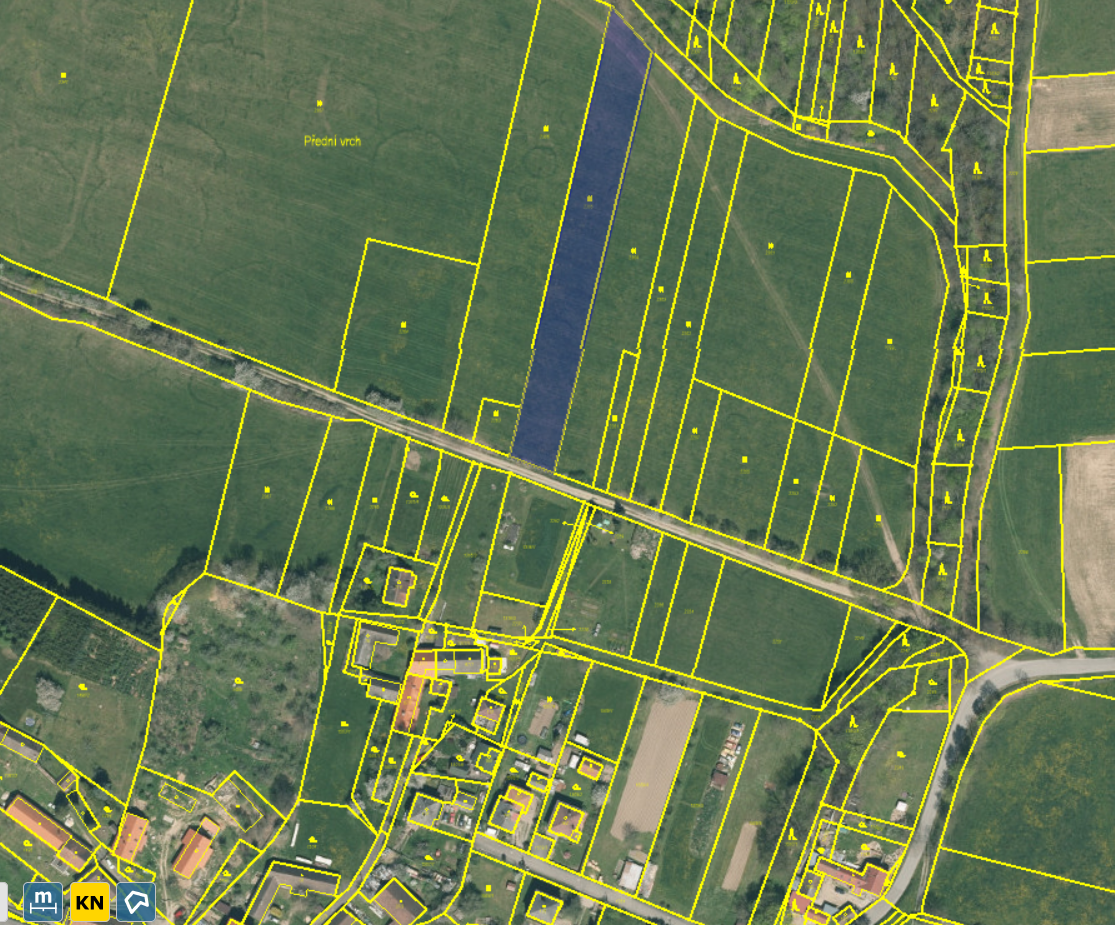 Božejovice, trvalý travní porost 3465 m2 prodám - 6