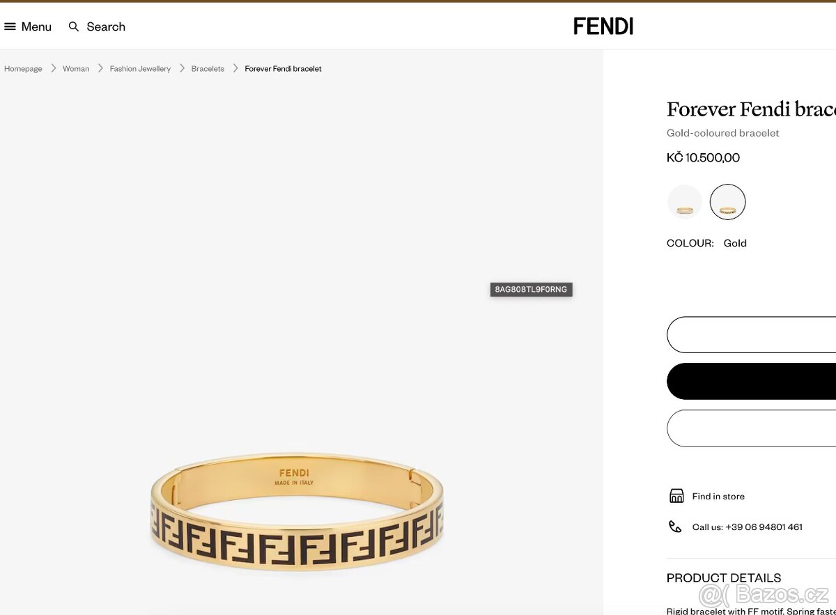 💎 Luxusní Fendi Forever Náramek - Zánovní Stav, originál 💎 - 6