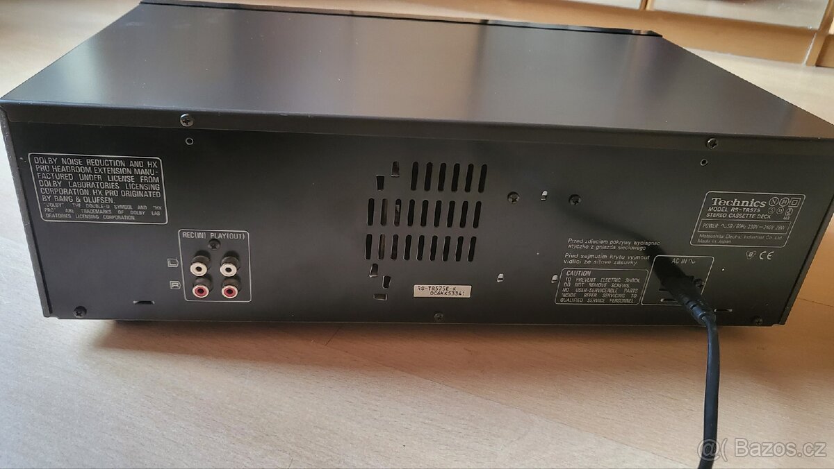 Stereo cassette deck Technics RS - TR 575 - 6