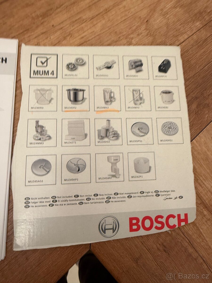 Kuchyňský robot BOSCH nepoužitý - 6