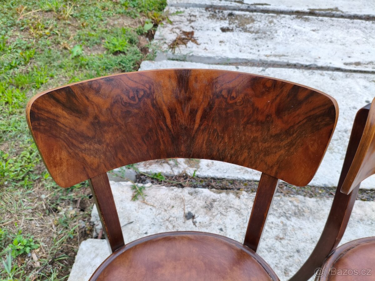 Thonet 6x značené ořechové židle - 6