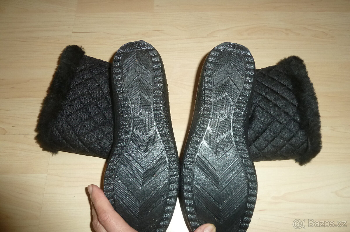Dámské kozačky sněhule Vlnka vel. 39 s ovčí vlnou - 6