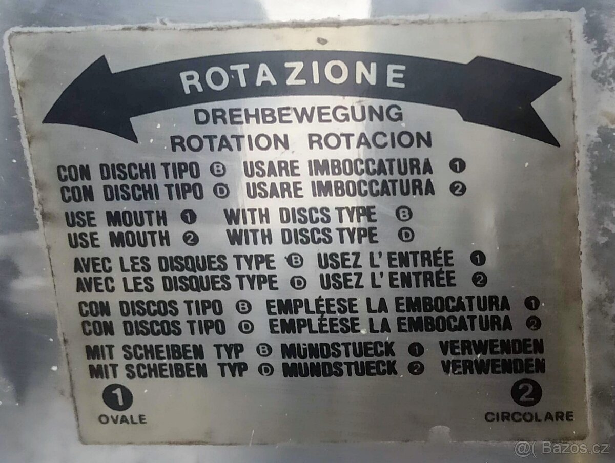 Krouhač, plátkovač zeleniny a sýrů - 6
