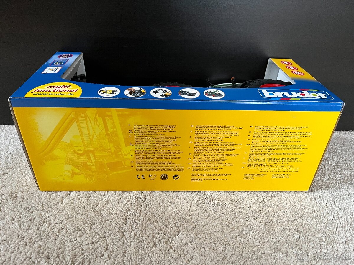 Bruder traktor Fendt 936 Vario + čelní nakladač - 6