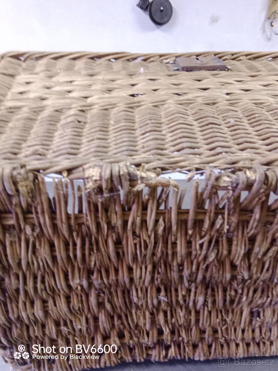 Starý proutěný koš - 6