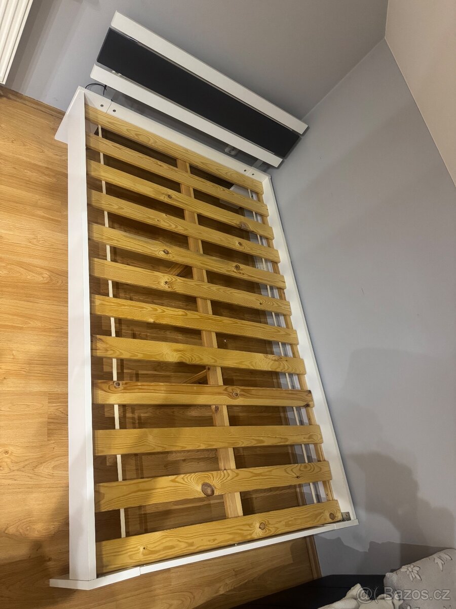 Bílá postel 200 x 120 - 6