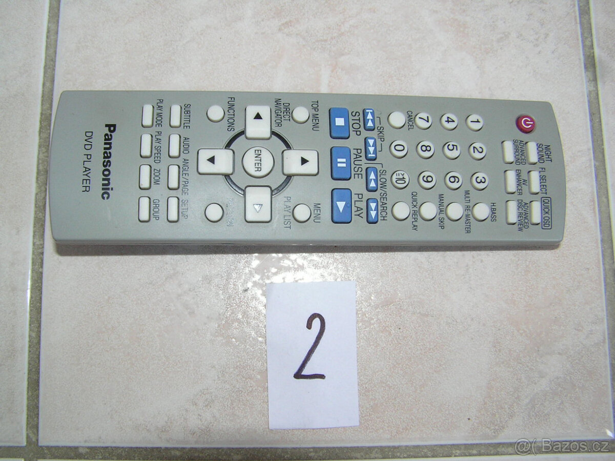 Dálkové ovladače DVD Panasonic - 6