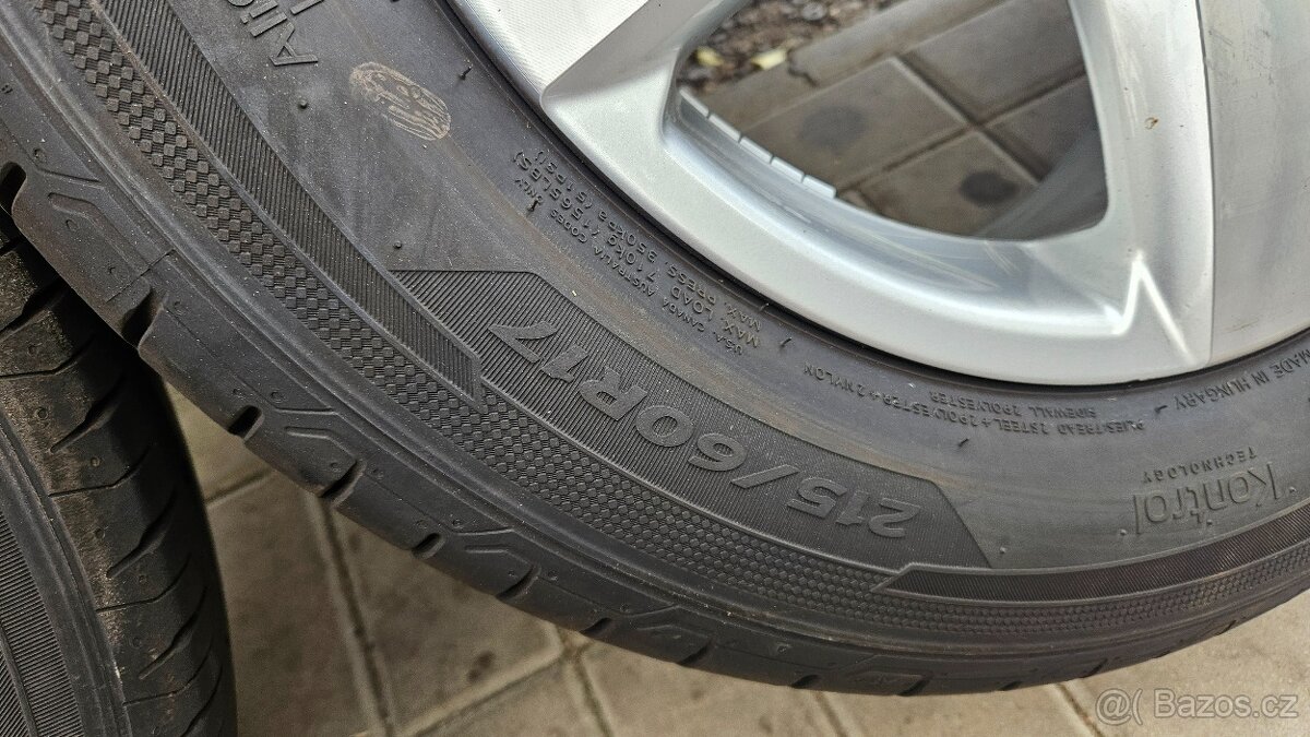Letní Sada Alu 5x112 215/60 R17 Volkswagen Tiguan - 6