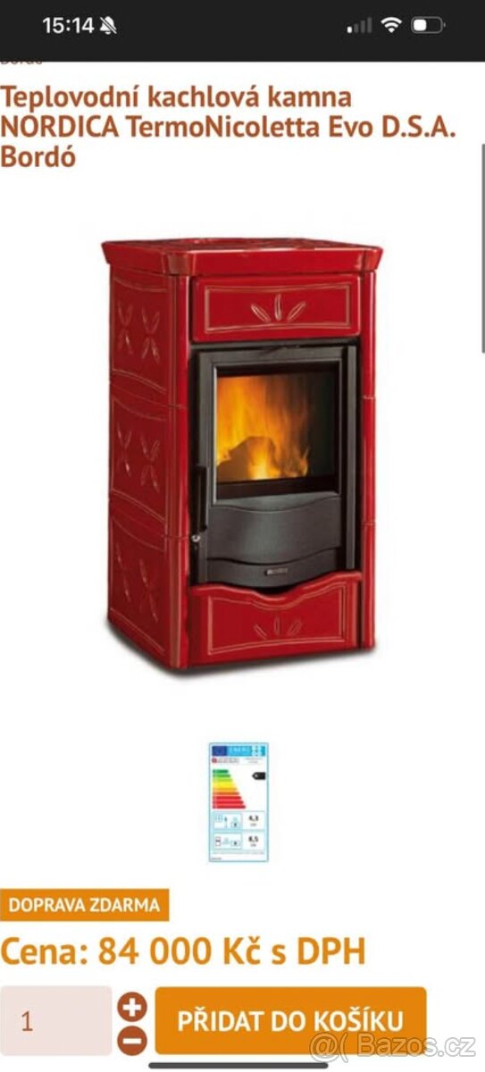 Kamna NORDICA - 6