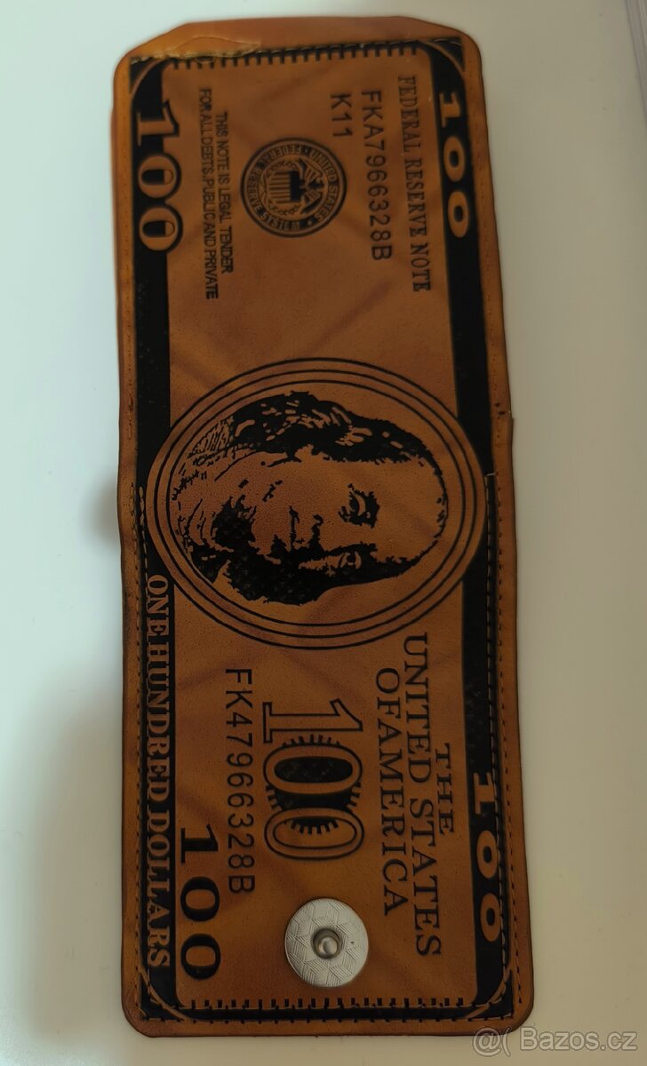 Stylová peněženka design $100 dolarovka - 6