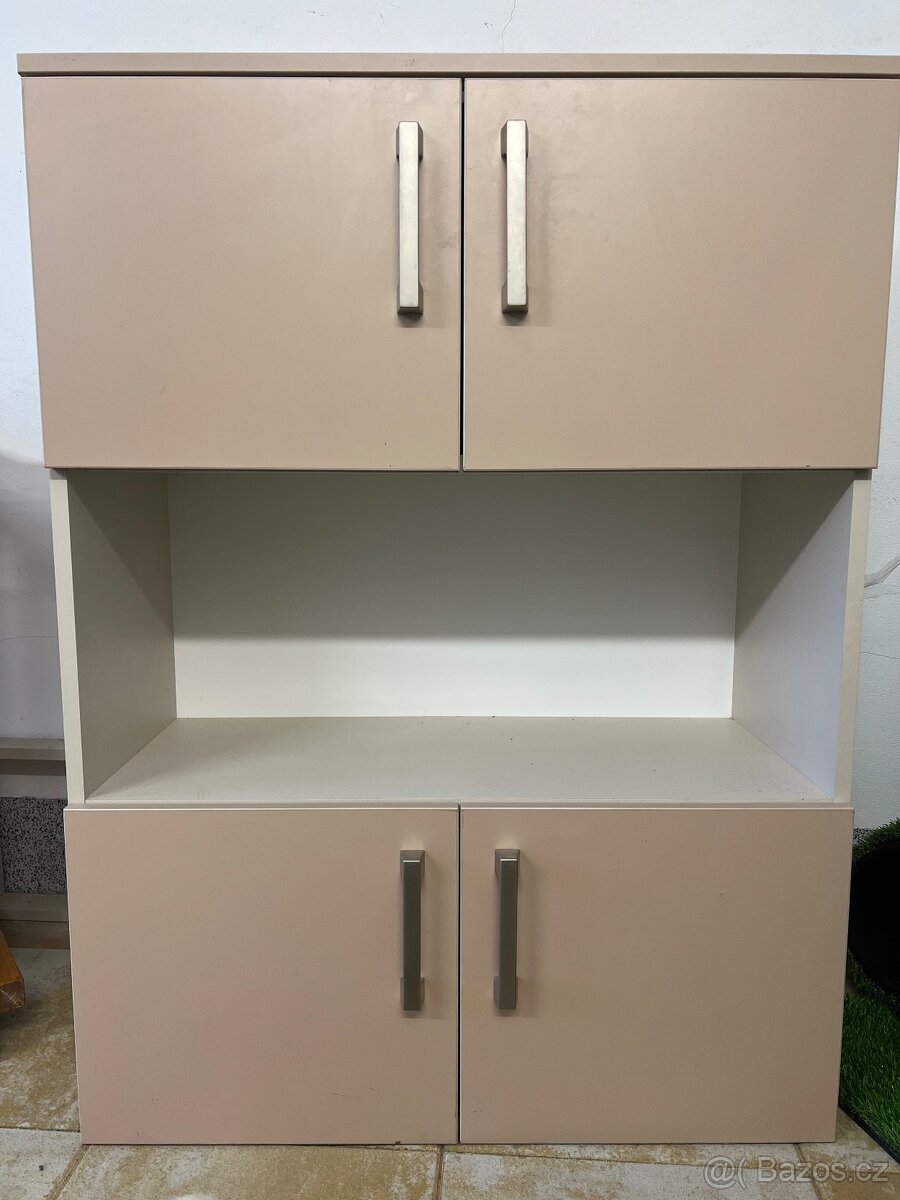 Prodám 2ks béžových skříněk - 6