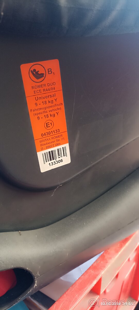 Dětská autosedačka Romer - 6