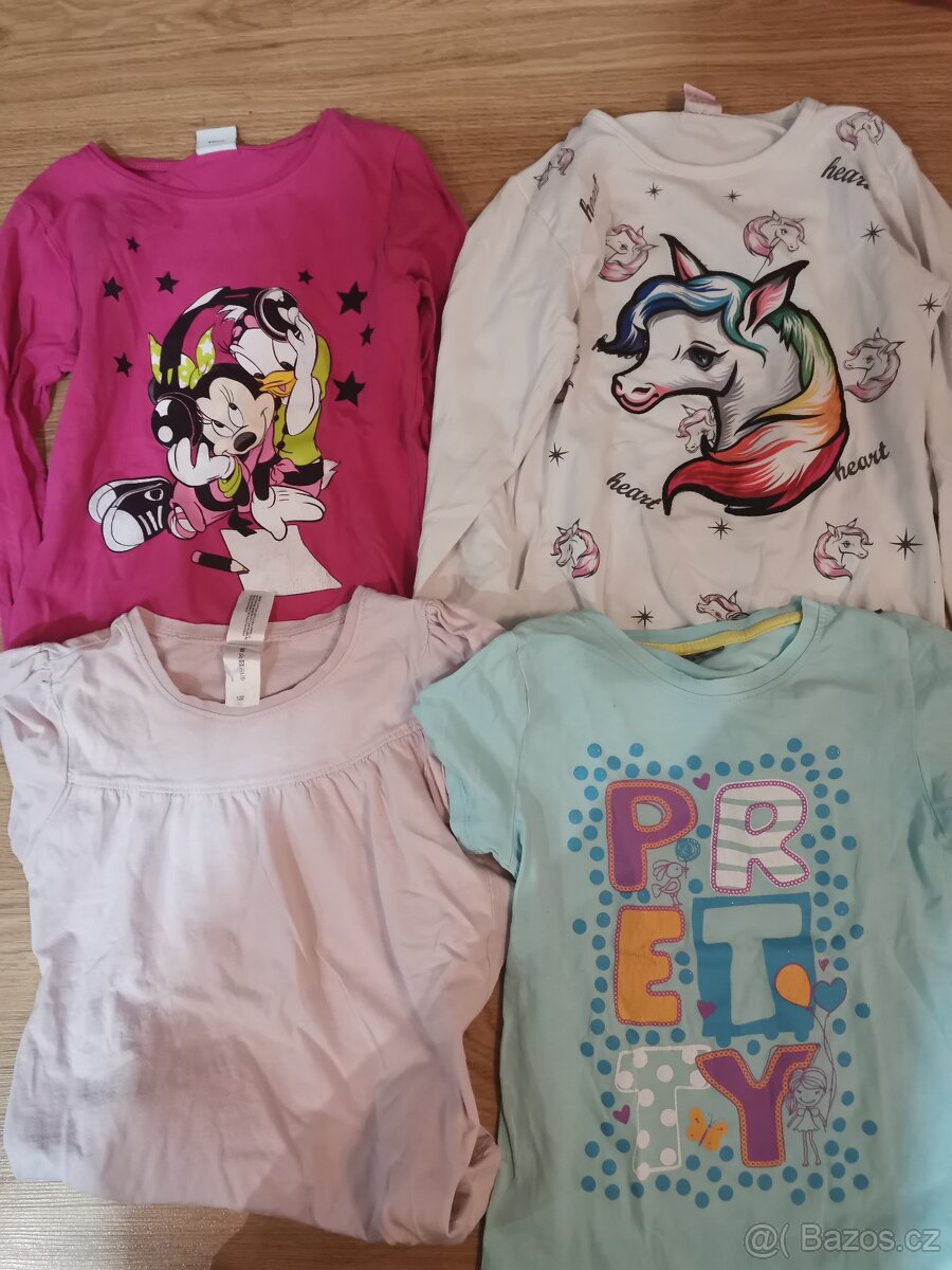 tričko, trička krátký dlouhý rukáv 122 6-7 let - 6