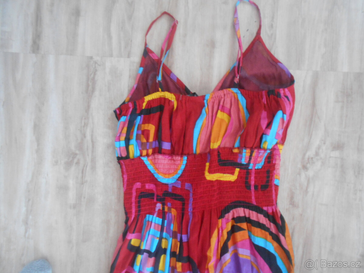 LETNÍ DLOUHÉ ŠATY VEL. M - 6