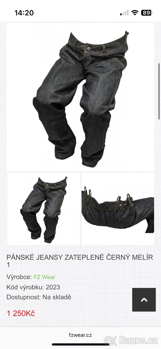 Zateplené zimní kalhoty pro vozíčkáře XXL - 6