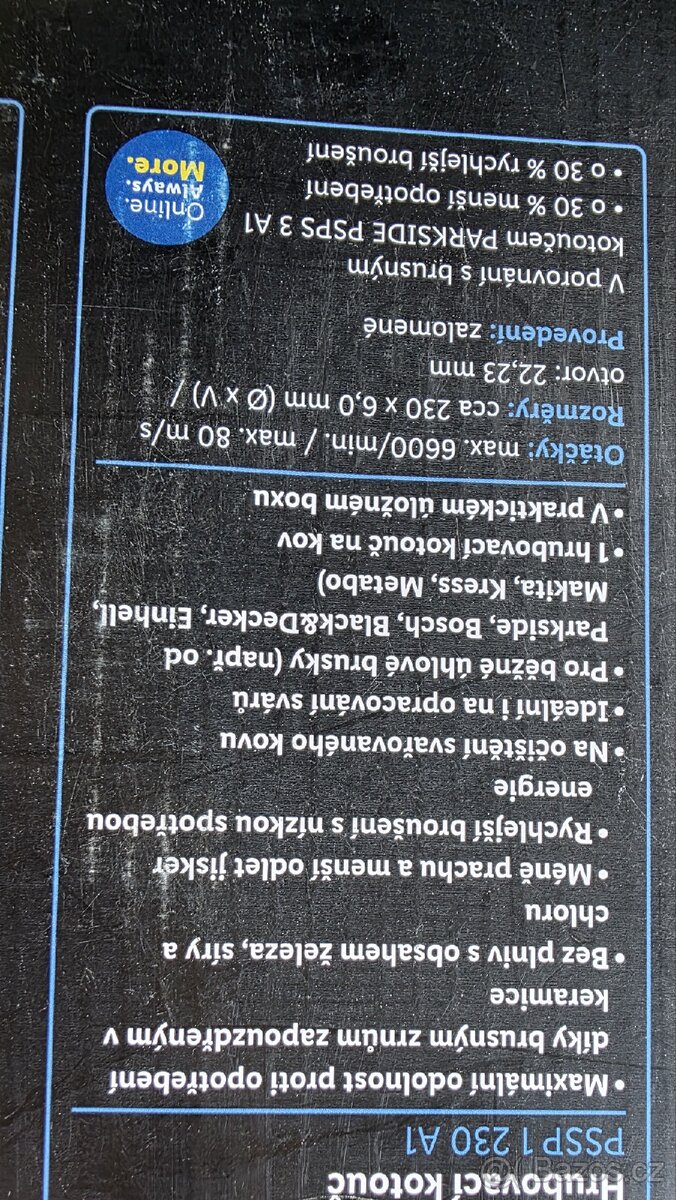 Kotouče do brusky, flexi 230mm - 6