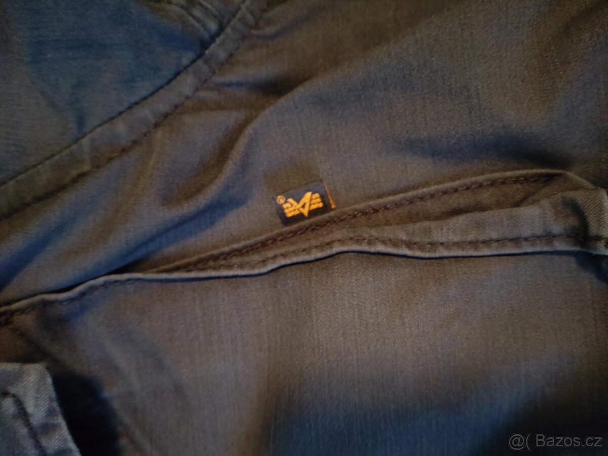 BUNDA PARKA M65 ALPHA INDUSTRIES XXL/R ČERNÁ - 6